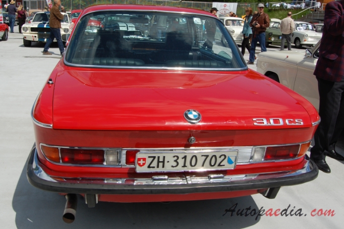 BMW E9 1968-1975 (1971-1975 3.0 CS), rear view
