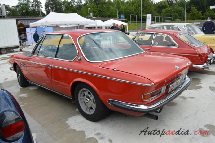 BMW E9 1968-1975 (1971-1975 3.0 CS),  left rear view