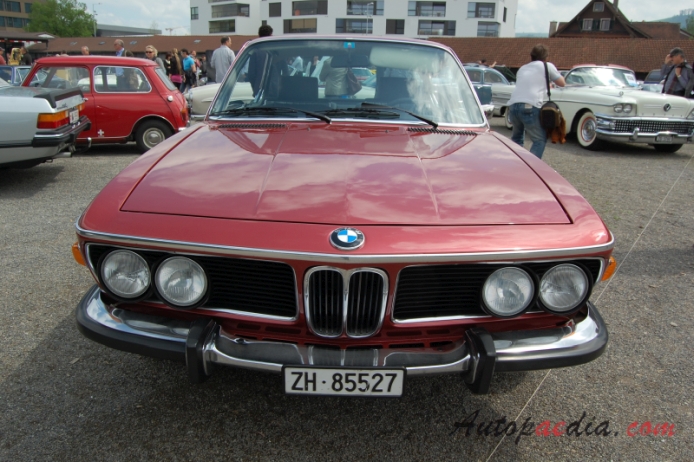BMW E9 1968-1975 (1971-1975 3.0 CSi), front view