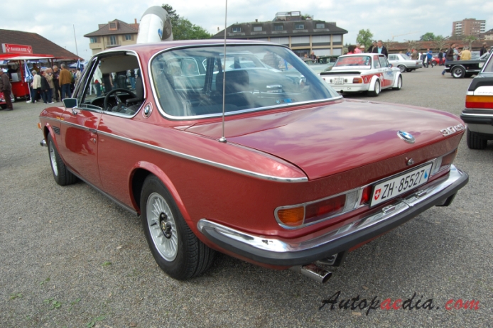 BMW E9 1968-1975 (1971-1975 3.0 CSi),  left rear view