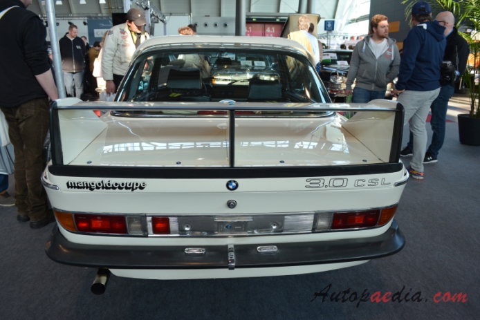 BMW E9 1968-1975 (1972-1973 M Sport 3.0 CSL), rear view