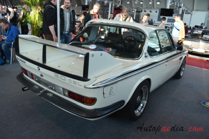 BMW E9 1968-1975 (1972-1973 M Sport 3.0 CSL), right rear view