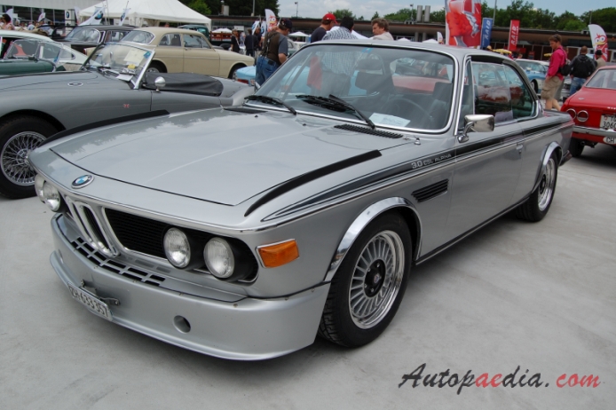 BMW E9 1968-1975 (1974 3L Alpina CSL), left front view