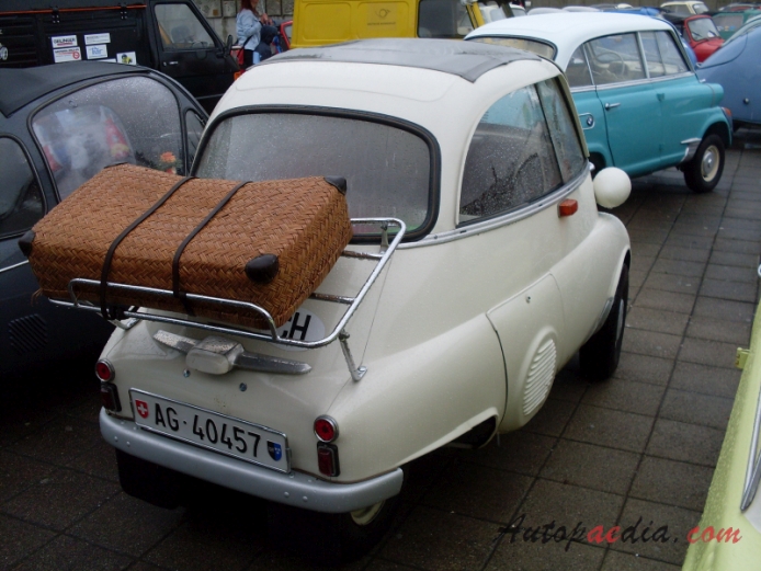 BMW Isetta Export 1956-1962, right rear view