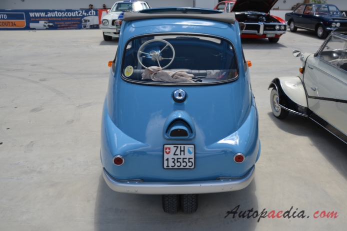 BMW Isetta Export 1956-1962 (1957 300 ccm), tył