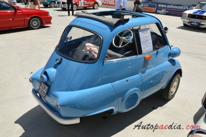 BMW Isetta Export 1956-1962 (1957 300 ccm), right rear view