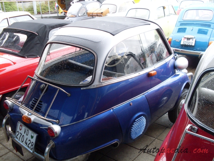 BMW Isetta Export 1956-1962 (1962 300cc), right rear view