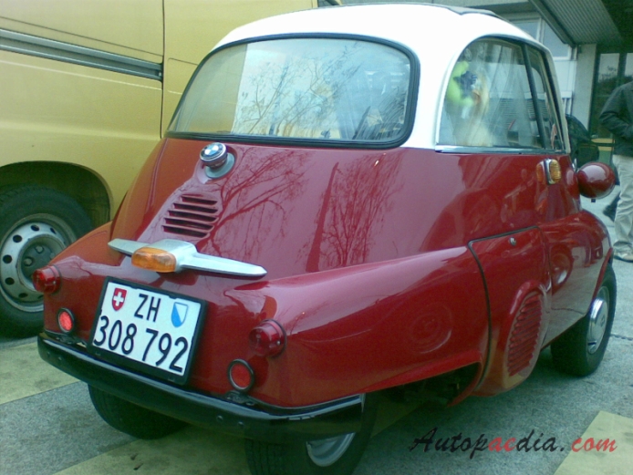 BMW Isetta Export 1956-1962 (300cc), right rear view