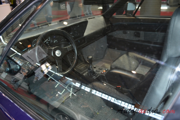 BMW M1 1978-1981, interior