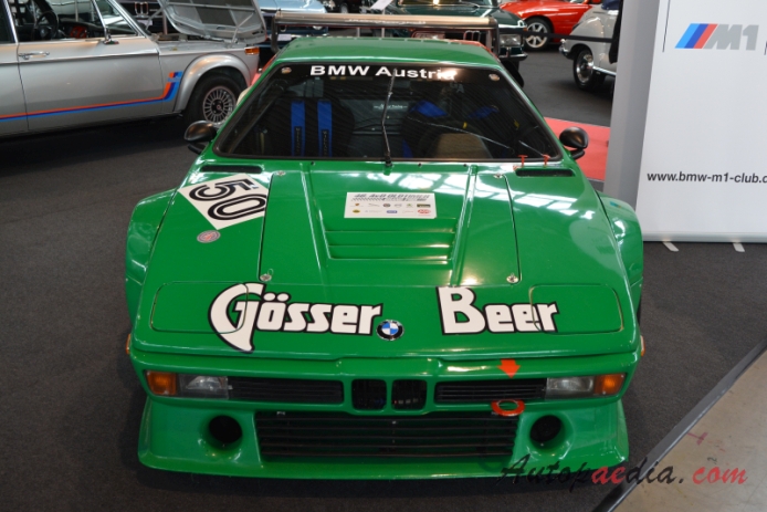 BMW M1 1978-1981 (1979 Procar Gösser Beer), front view
