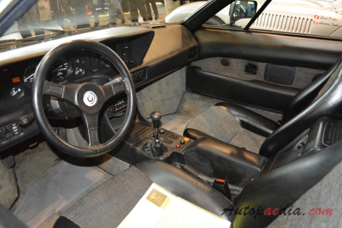 BMW M1 1978-1981 (1980), interior