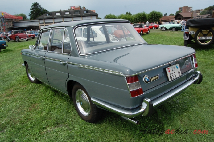 BMW Neue Klasse 1962-1976 (1965 BMW 1800 sedan 4d),  left rear view