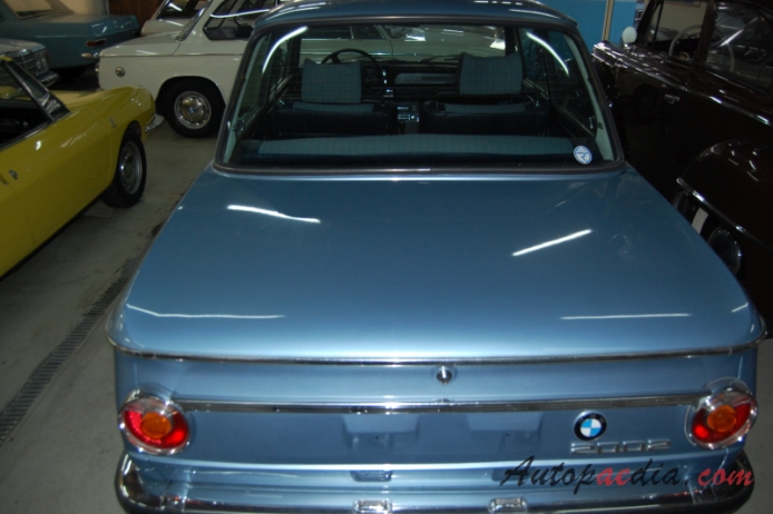BMW Neue Klasse 1962-1977 (1972 2002 sedan 2d), rear view