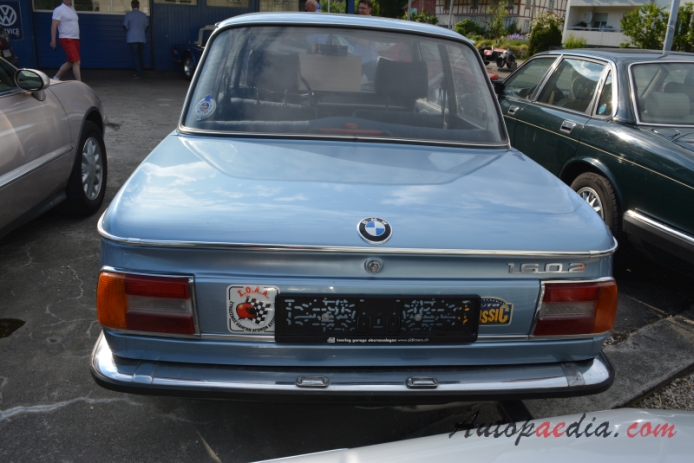 BMW Neue Klasse 1962-1977 (1974 1602 sedan 2d), rear view