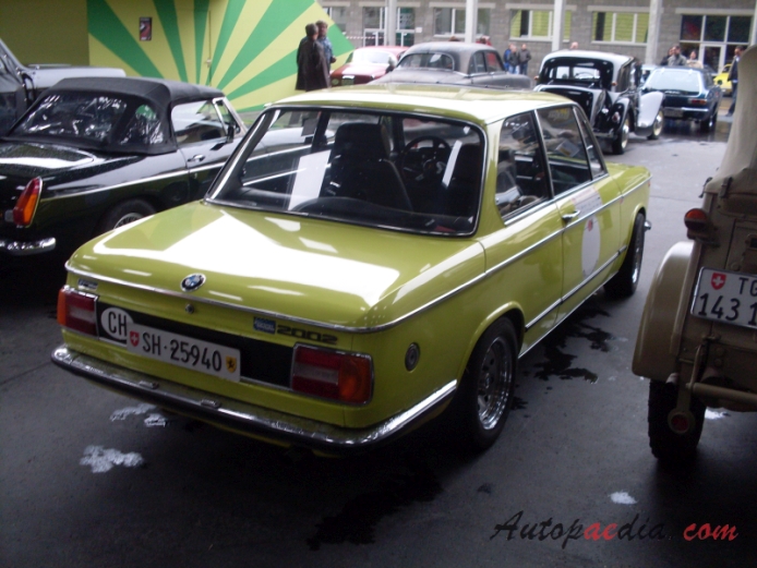 BMW Neue Klasse 1962-1977 (1974 2002 sedan 2d), right rear view