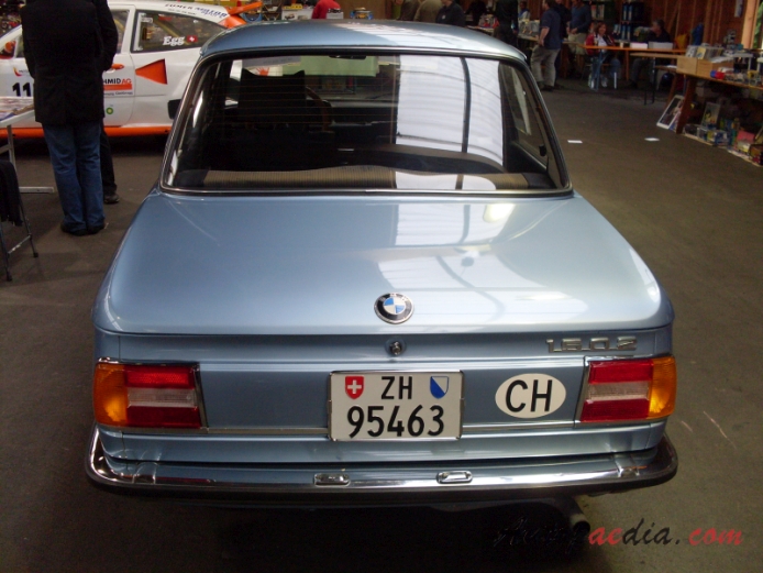 BMW Neue Klasse 1962-1977 (1975 1502 sedan 2d), rear view