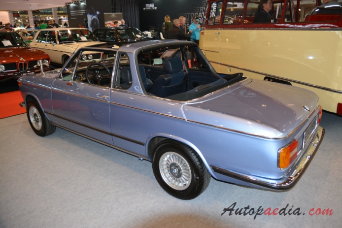 BMW Neue Klasse 1962-1977 (1975 2002 Baur cabriolet 2d), lewy tył