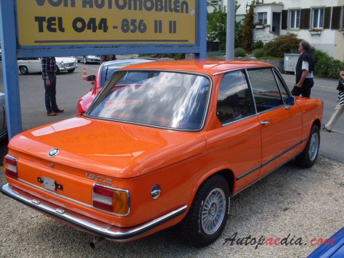 BMW Neue Klasse 1962-1977 (1977 1502 sedan 2d), right rear view