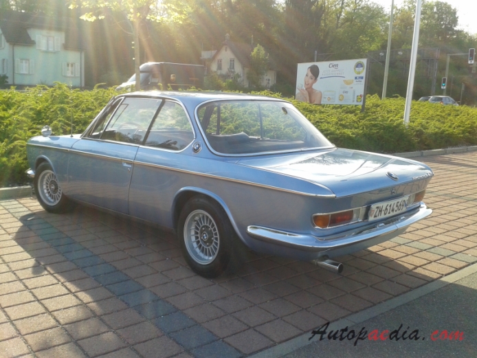 BMW Neue Klasse Coupé 1965-1969 (2000CS),  left rear view