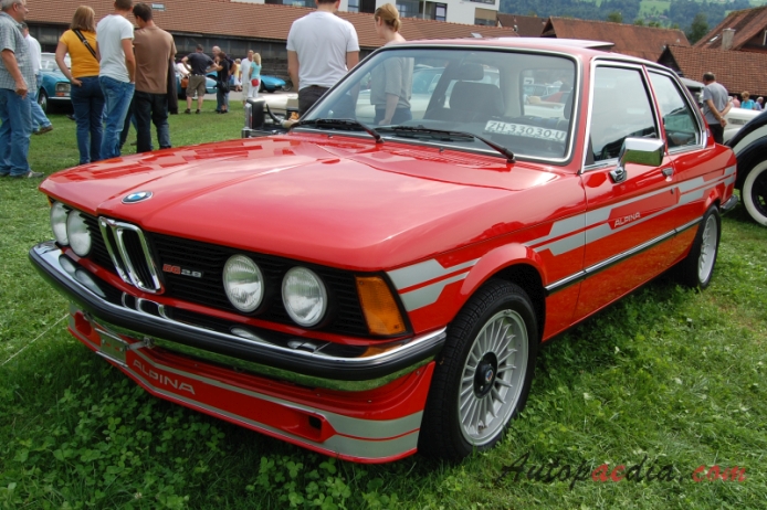 BMW E21 (Series 3 1. generacja) 1975-1983 (1978-1979 Alpina B6 2.8 sedan 2d), lewy przód