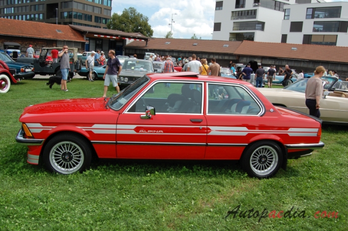 BMW E21 (Series 3 1. generacja) 1975-1983 (1978-1979 Alpina B6 2.8 sedan 2d), lewy bok