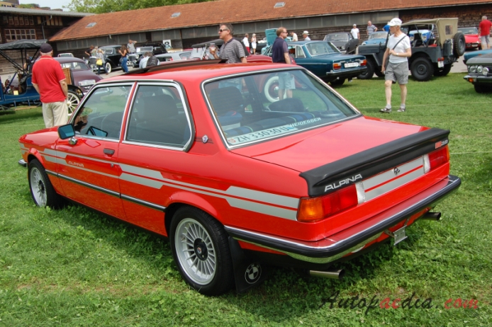 BMW E21 (Series 3 1. generacja) 1975-1983 (1978-1979 Alpina B6 2.8 sedan 2d), lewy tył