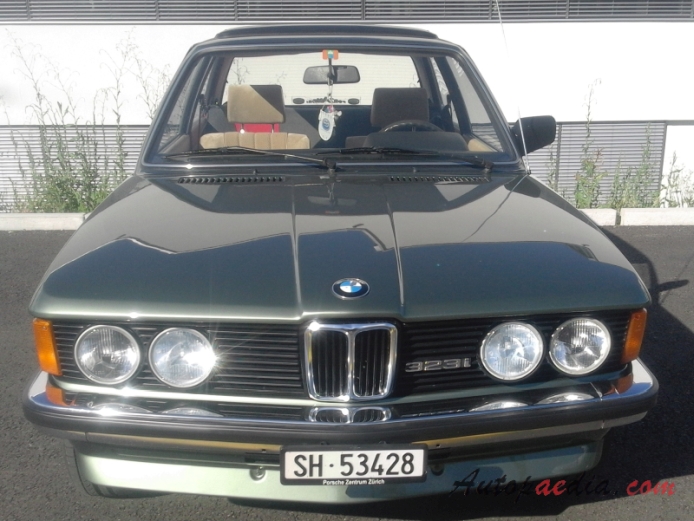 BMW E21 (Series 3 1st generation) 1975-1983 (1979-1982 323i sedan 2d), front view