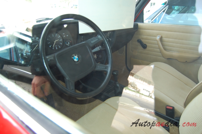 BMW E21 (Series 3 1st generation) 1975-1983 (1980 316 sedan 2d), interior