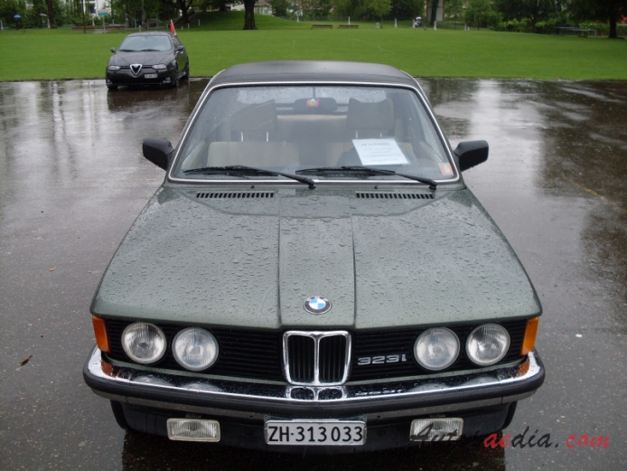 BMW E21 (Series 3 1st generation) 1975-1983 (1981 323i Baur TopCabriolet), front view