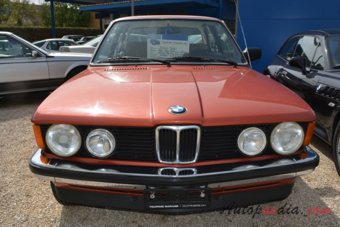 BMW E21 (Series 3 1st generation) 1975-1983 (1982 318i sedan 2d), front view