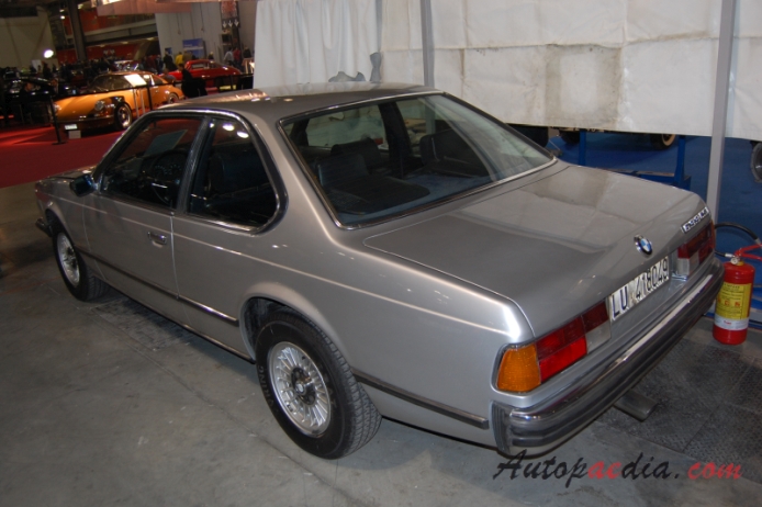 BMW E24 (1st generation Series 6) 1976-1989 (1976 633 CSI),  left rear view