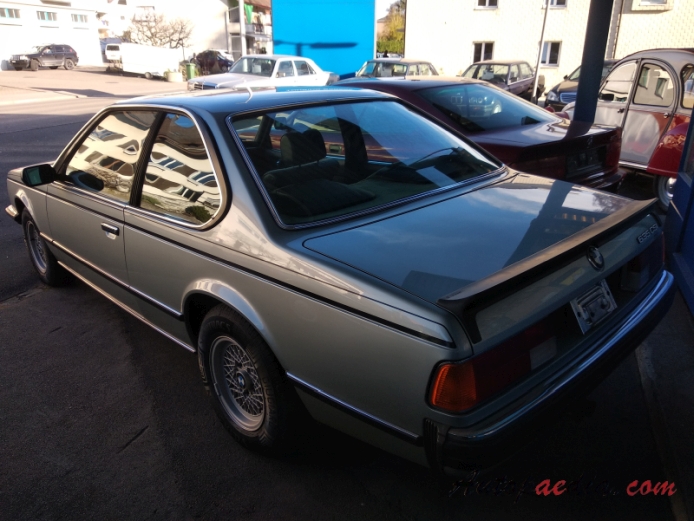 BMW E24 (1st generation Series 6) 1976-1989 (1981 635 CSi Coupé 2d),  left rear view