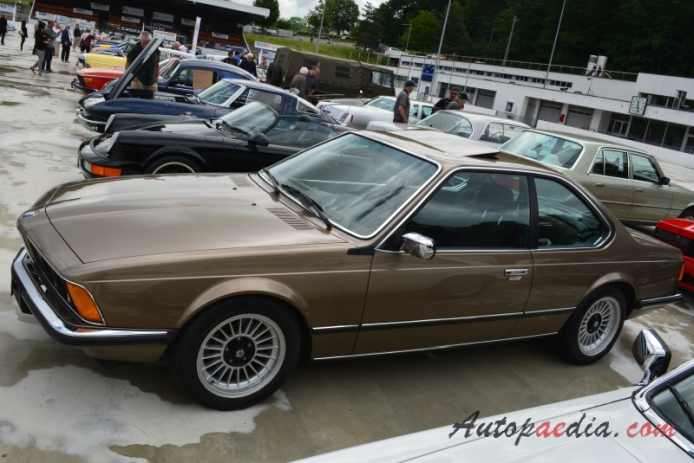 BMW E24 (1. generacja Series 6) 1976-1989 (1982-1987 Coupé 2d), lewy bok