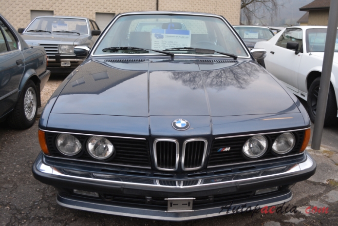 BMW E24 (1. generacja Series 6) 1976-1989 (1984 635 CSi), przód