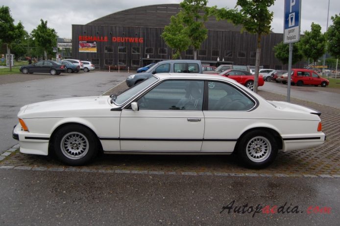 BMW E24 (1st generation Series 6) 1976-1989 (1987-1989 635 CSi Coupé 2d), left side view