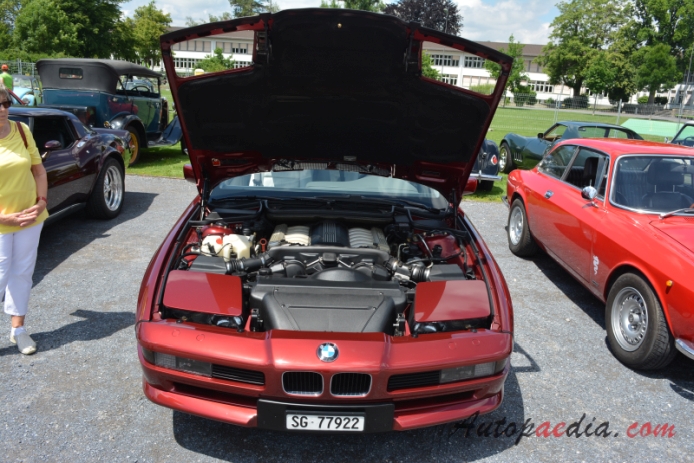 BMW E31 (Series 8) 1989-1999 (1991 850i V12 Coupé 2d), front view
