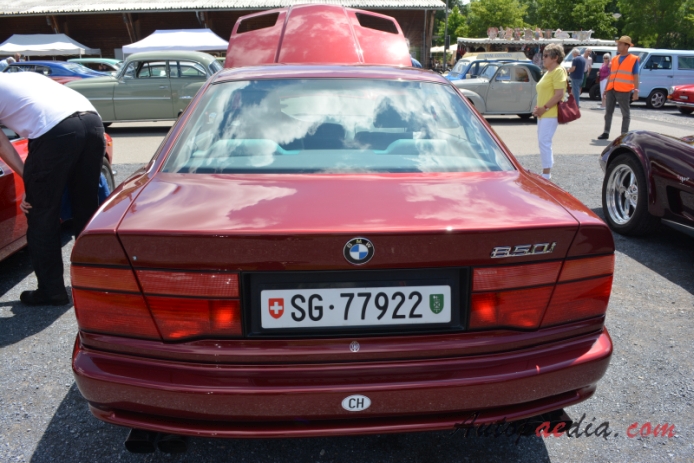 BMW E31 (Series 8) 1989-1999 (1991 850i V12 Coupé 2d), tył