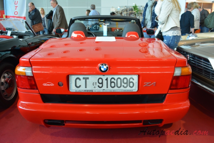 BMW Z1 1989-1991 (1990 roadster 2d), rear view