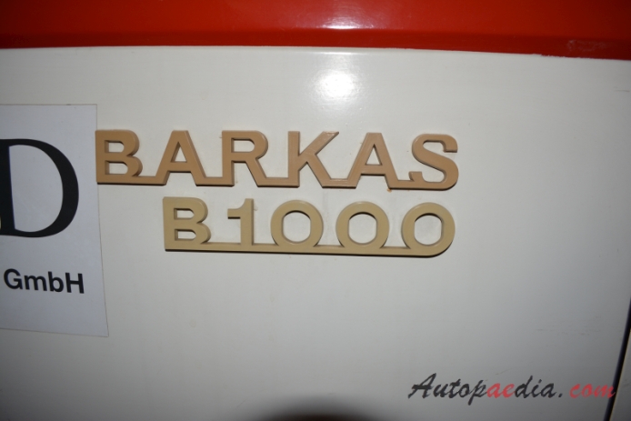 Barkas B 1000 1961-1991 (1984 KLF 8 VEB wóz strażacki), emblemat bok 