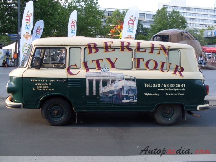 Barkas B 1000 1961-1991 (van), left side view