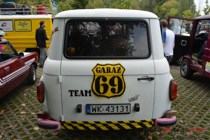 Barkas B 1000 1961-1991 (van), rear view