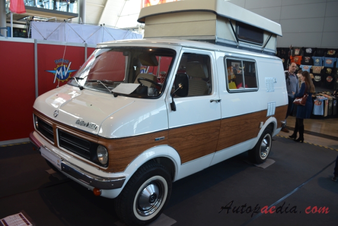 Bedford Blitz 1973-1988 (1981 Hymer Mobil), left front view