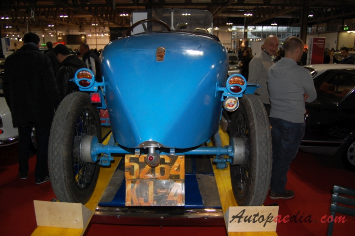 Benjamin Corsa 1922 (750ccm two-seater), rear view