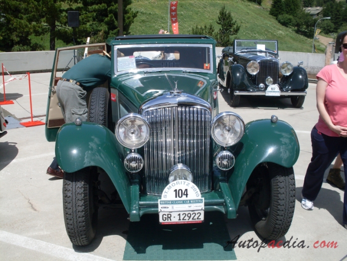 Bentley 3.5 Litre 1933-1939 (1934 Sports Saloon by Hooper), przód