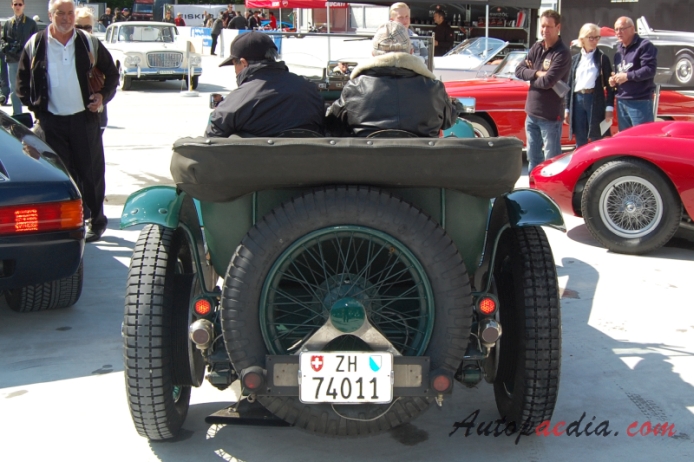 Bentley 3 Litre 1921-1929 (1926 Open Tourer), rear view