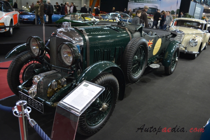 Bentley 4.5 Litre 1926-1930 (1930 Blower Arley Vanden Plas Le Mans Tourer), left front view