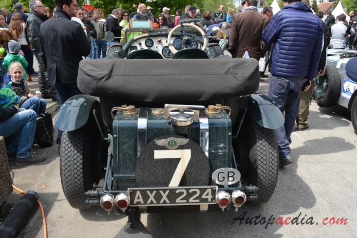 Bentley 6,5 Litre 1926-1930 (1934 Bentley Le Mans Special przeróbka na bazie Rolls-Royce 20/25 HP roadster 2d), tył