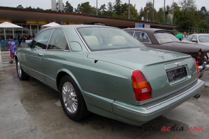 Bentley Continental R 1991-2003 (1994 sedan 2d),  left rear view