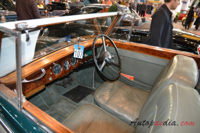 Bentley Mark VI 1946-1952 (1948 cabriolet 2d), wnętrze