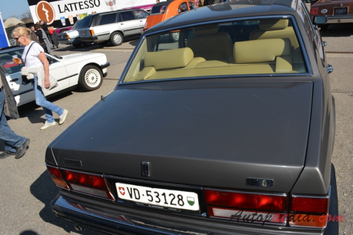 Bentley Eight 1984-1992 (1985 sedan 4d), rear view